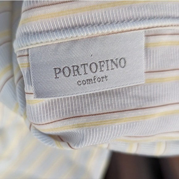 Ermenegildo Zegna Button Down Dress Shirt Portofino Comfort Size 39 - 15 1/2 - Picture 8 of 13